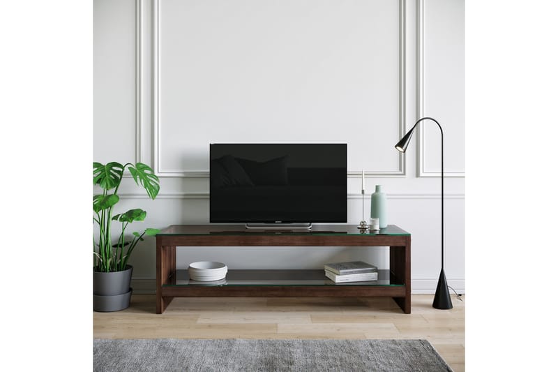 Malmby TV-benk 140 cm - Brun - Møbler - Mediamøbel & tv møbel - TV-benk & mediabenk