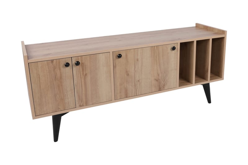 Maolina TV-benk 150 cm - Natur - Møbler - Mediamøbel & tv møbel - TV-benk & mediabenk