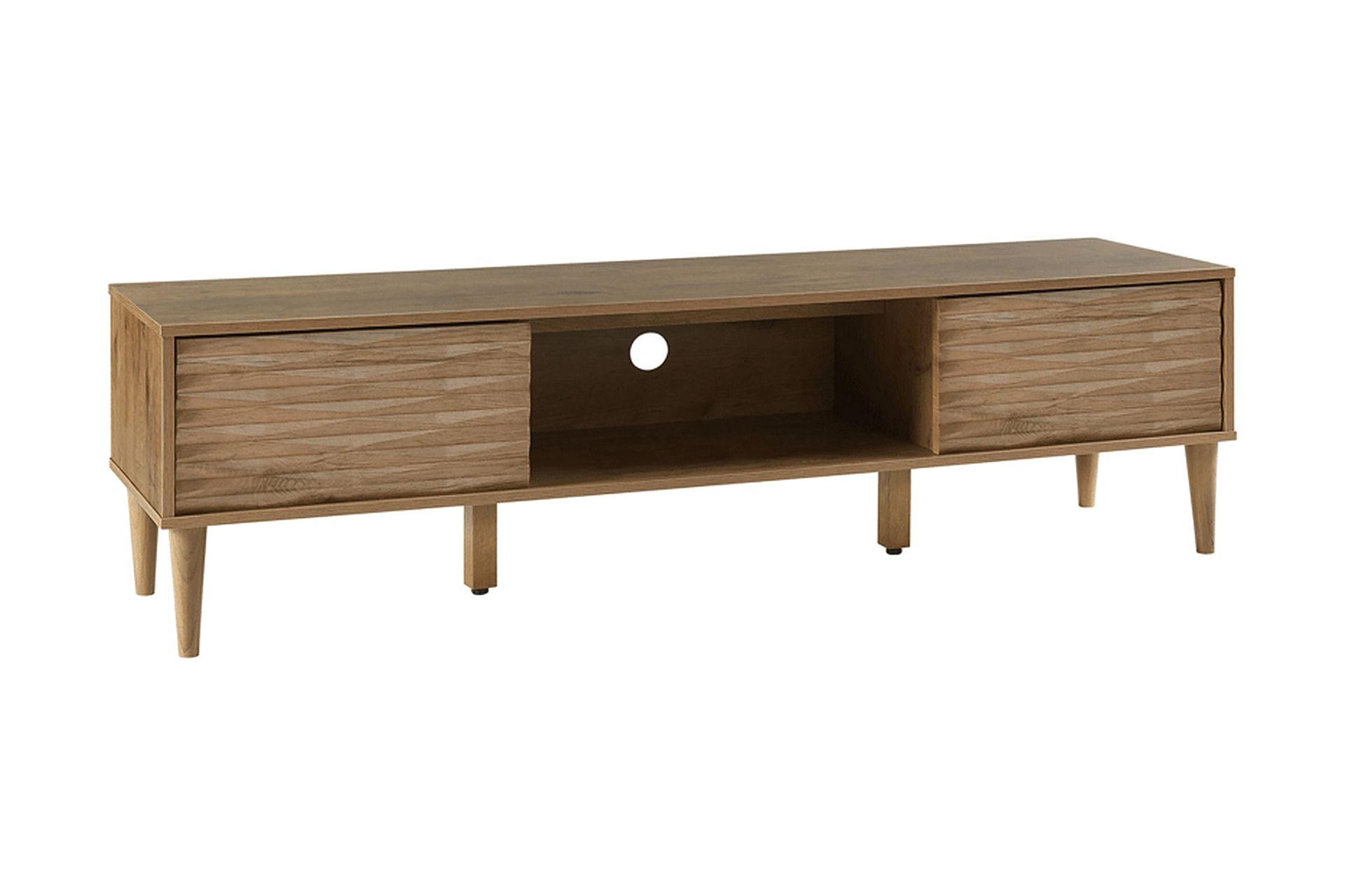 Mccarl TV-Benk 160 cm - Tre/Natur