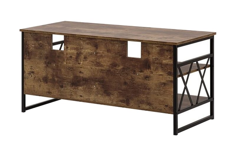 Melnychuk TV-benk 120 cm - Brun - Møbler - Mediamøbel & tv møbel - TV-benk & mediabenk