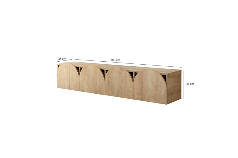 Mesta TV-benk 180 cm - Eik - Møbler - Mediamøbel & tv møbel - TV-benk & mediabenk