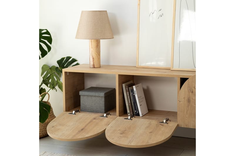 Mesta TV-benk 180 cm - Eik - Møbler - Mediamøbel & tv møbel - TV-benk & mediabenk