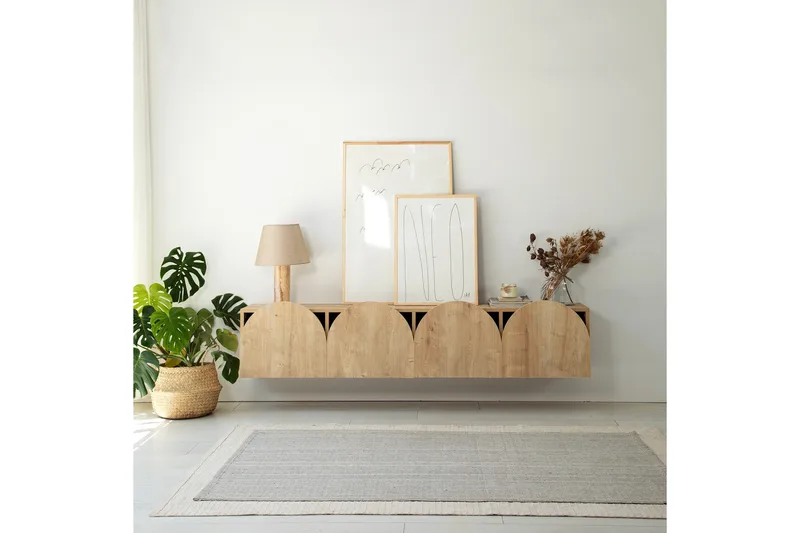 Mesta TV-benk 180 cm - Eik - Møbler - Mediamøbel & tv møbel - TV-benk & mediabenk