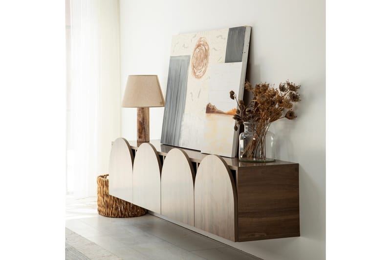 Mesta TV-benk 180 cm - Valnøtt - Møbler - Mediamøbel & tv møbel - TV-benk & mediabenk