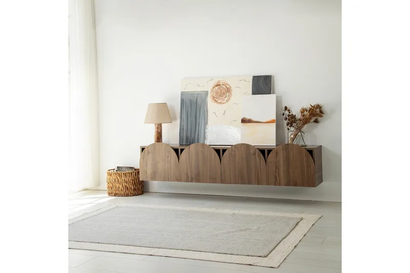 Mesta TV-benk 180 cm - Valnøtt - Møbler - Mediamøbel & tv møbel - TV-benk & mediabenk