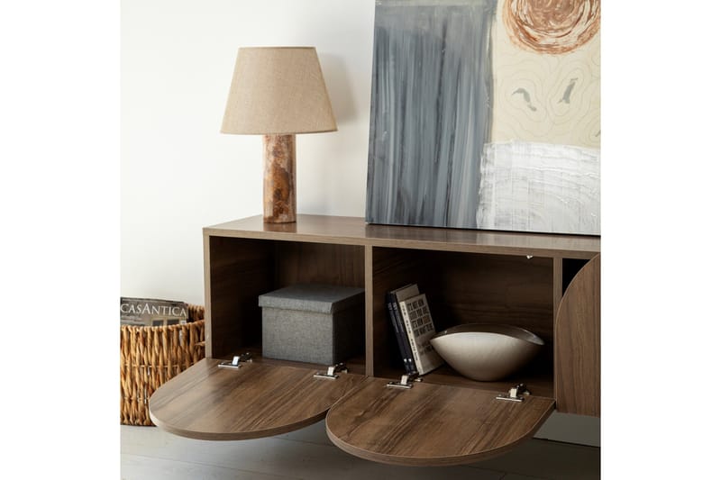 Mesta TV-benk 180 cm - Valnøtt - Møbler - Mediamøbel & tv møbel - TV-benk & mediabenk