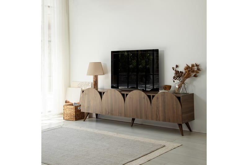 Mesta TV-benk 180 cm - Valnøtt - Møbler - Mediamøbel & tv møbel - TV-benk & mediabenk