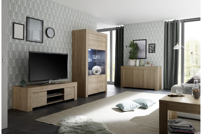 Midas TV-benk 138 cm - Brun - Møbler - Mediamøbel & tv møbel - TV-benk & mediabenk
