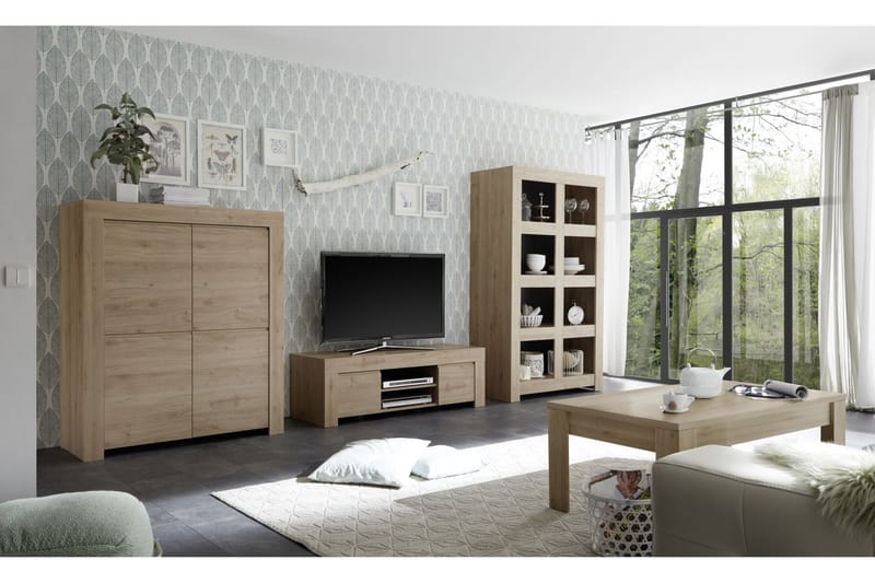 Midas TV-benk 138 cm - Brun - Møbler - Mediamøbel & tv møbel - TV-benk & mediabenk
