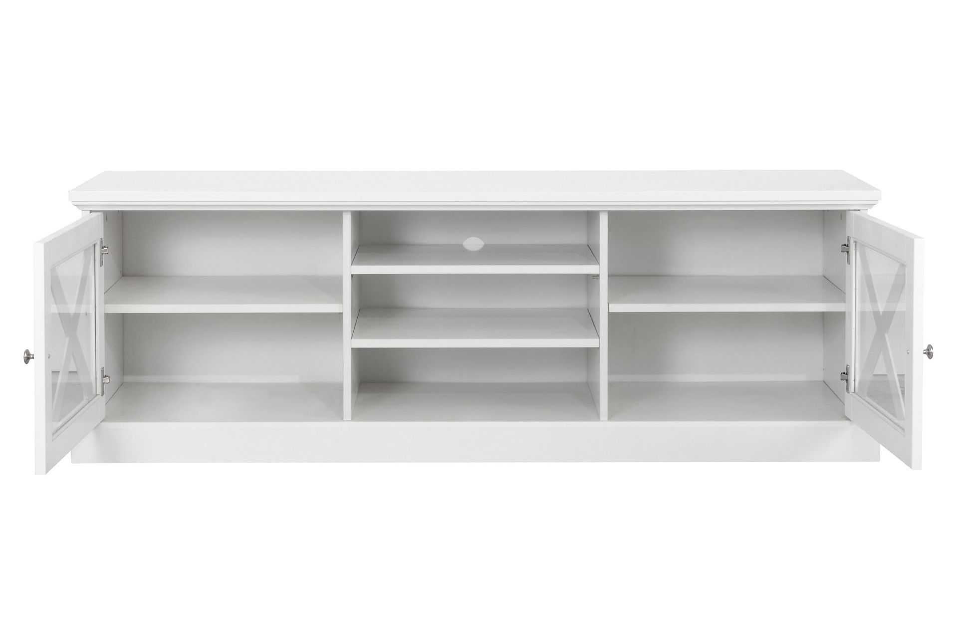 Milla TV-benk 150 cm - Matt Hvit - Møbler - Mediamøbel & tv møbel - TV-benk & mediabenk