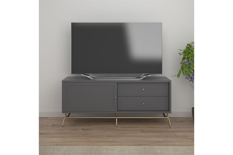 Mirela Tv-benk - Grå - Møbler - Mediamøbel & tv møbel - TV-benk & mediabenk