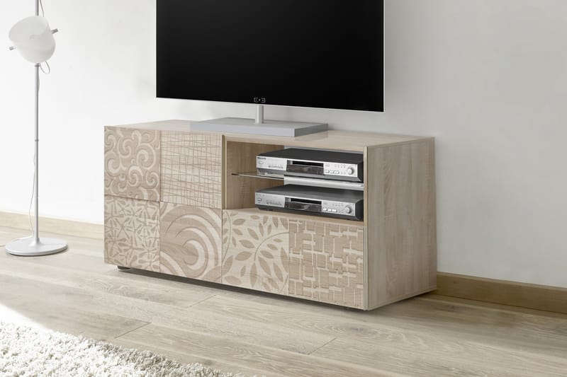 Mironne TV-benk 122 cm - Brun - Møbler - Mediamøbel & tv møbel - TV-benk & mediabenk