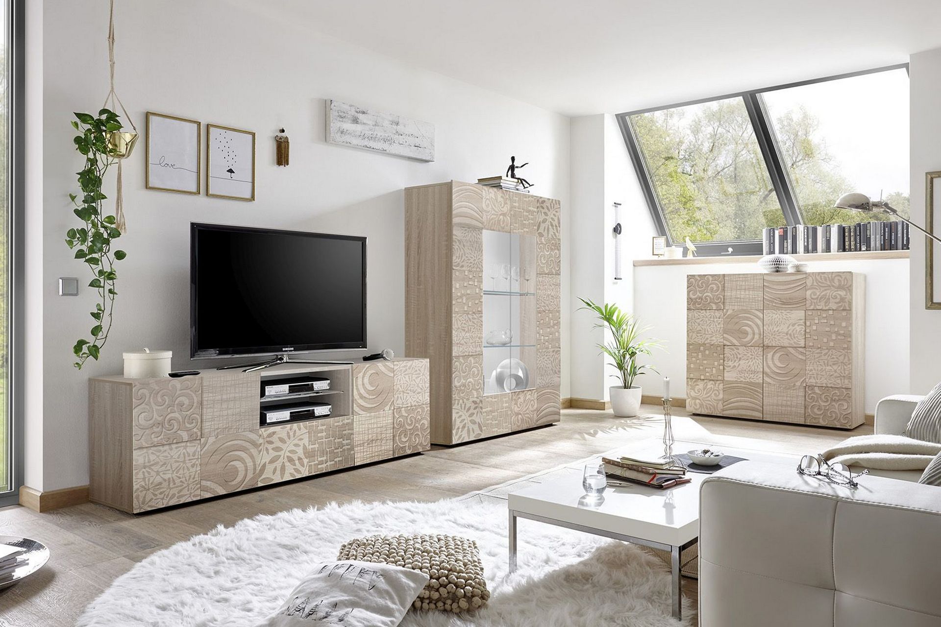 Mironne TV-benk 181 cm - Brun - Møbler - Mediamøbel & tv møbel - TV-benk & mediabenk