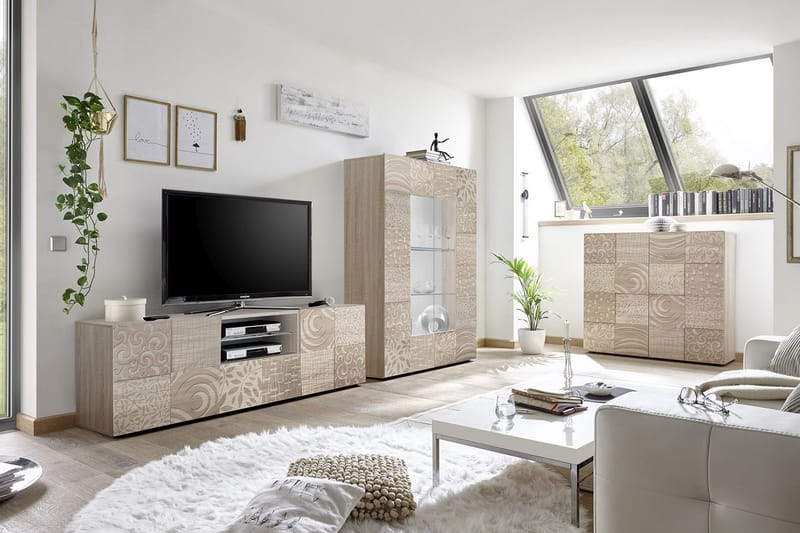 Mironne TV-benk 181 cm - Brun - Møbler - Mediamøbel & tv møbel - TV-benk & mediabenk