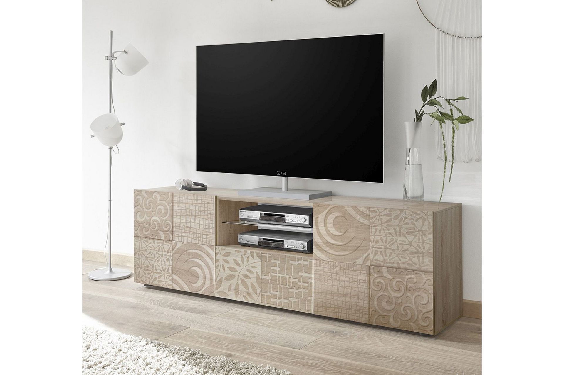 Mironne TV-benk 181 cm - Brun - Møbler - Mediamøbel & tv møbel - TV-benk & mediabenk