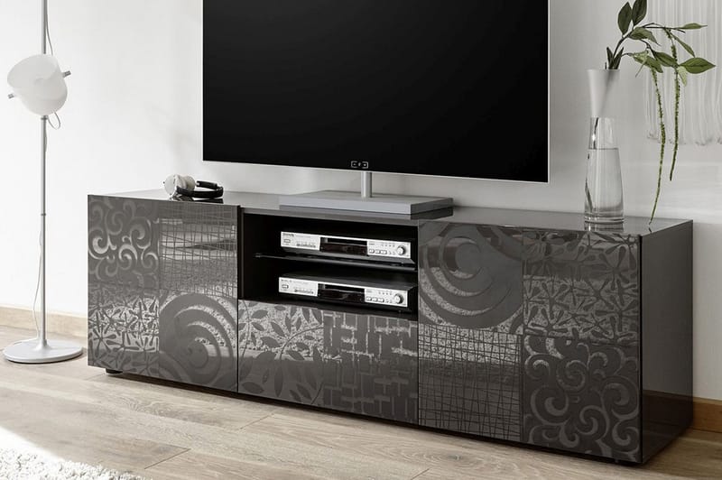 Mironne TV-benk 181 cm - Grå - Møbler - Mediamøbel & tv møbel - TV-benk & mediabenk