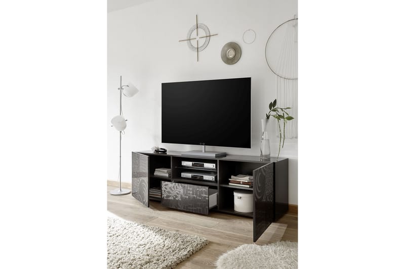 Mironne TV-benk 181 cm - Grå - Møbler - Mediamøbel & tv møbel - TV-benk & mediabenk