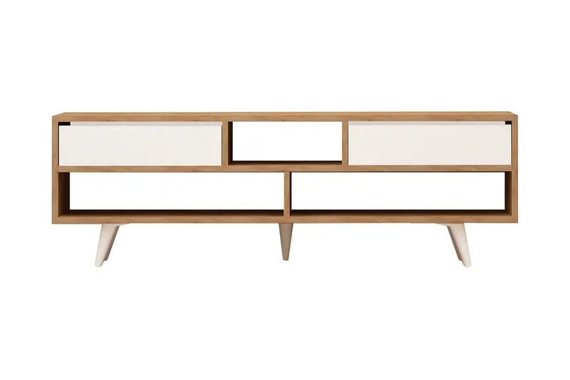 Mod Design TV-benk 140 cm - Brun/Hvit - Møbler - Mediamøbel & tv møbel - TV-benk & mediabenk