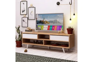 Mod Design TV-benk 140 cm - Brun/Hvit - Møbler - Mediamøbel & tv møbel - TV-benk & mediabenk
