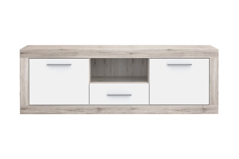 Mohaned TV-benk 148 cm - Brun/Hvit - Møbler - Mediamøbel & tv møbel - TV-benk & mediabenk
