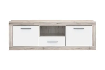Mohaned TV-benk 148 cm - Brun/Hvit - Møbler - Mediamøbel & tv møbel - TV-benk & mediabenk