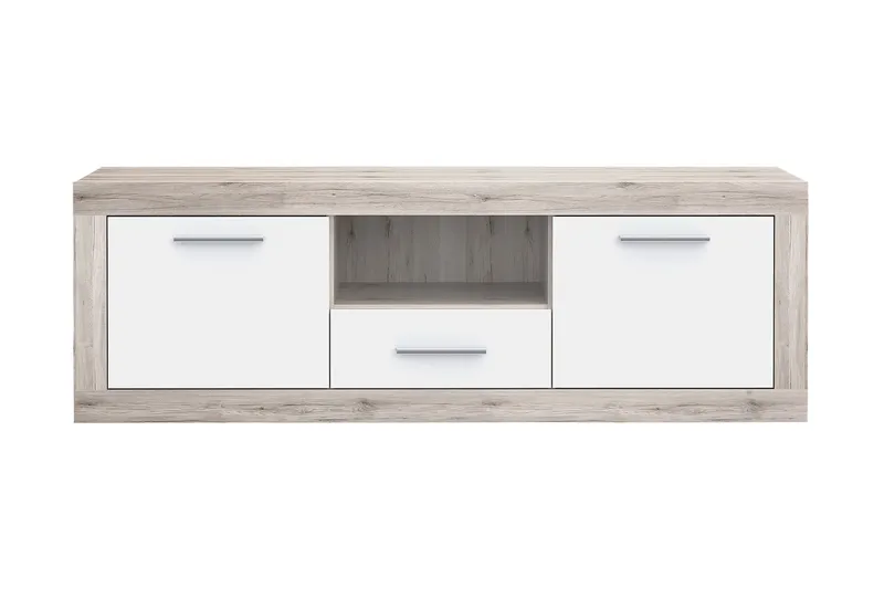 Mohaned TV-benk 148 cm - Brun/Hvit - Møbler - Mediamøbel & tv møbel - TV-benk & mediabenk