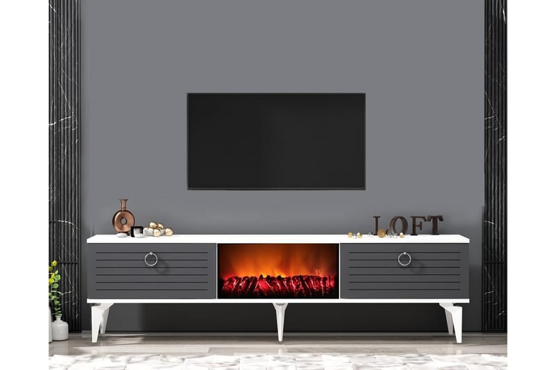 Mula TV-benk 150 cm - Antrasitt - Møbler - Mediamøbel & tv møbel - TV-benk & mediabenk