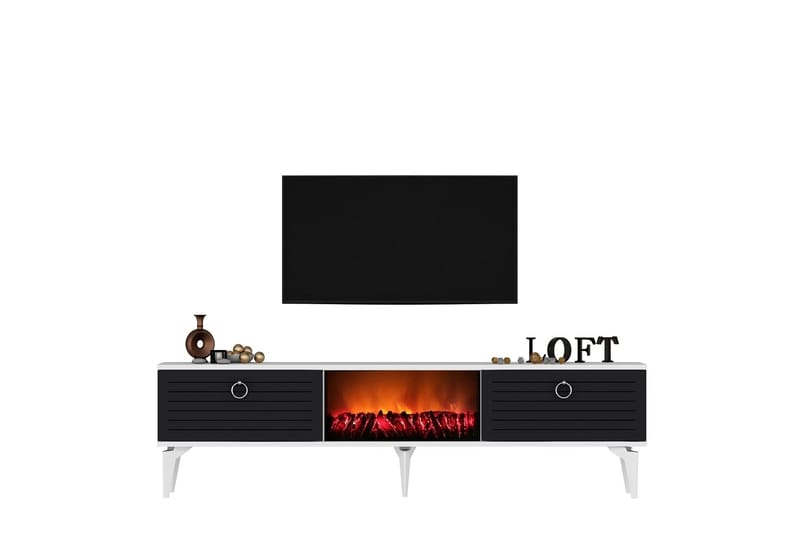 Mula TV-benk 150 cm - Antrasitt - Møbler - Mediamøbel & tv møbel - TV-benk & mediabenk