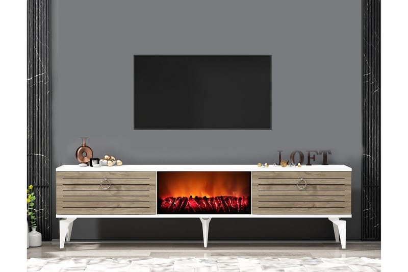 Mula TV-benk 150 cm - Valnøtt - Møbler - Mediamøbel & tv møbel - TV-benk & mediabenk