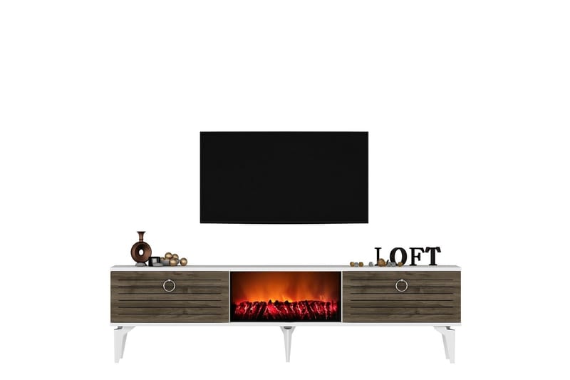 Mula TV-benk 150 cm - Valnøtt - Møbler - Mediamøbel & tv møbel - TV-benk & mediabenk