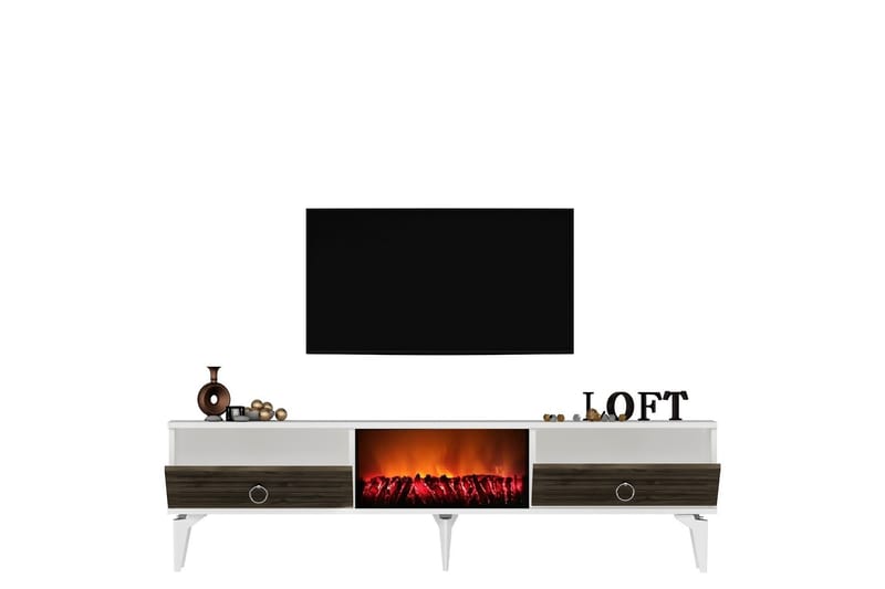 Mula TV-benk 150 cm - Valnøtt - Møbler - Mediamøbel & tv møbel - TV-benk & mediabenk