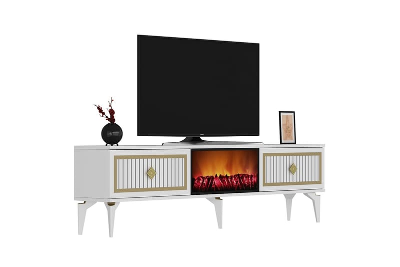 Munda TV-benk 150 cm - Gull - Møbler - Mediamøbel & tv møbel - TV-benk & mediabenk