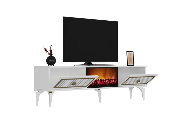 Munda TV-benk 150 cm - Gull - Møbler - Mediamøbel & tv møbel - TV-benk & mediabenk