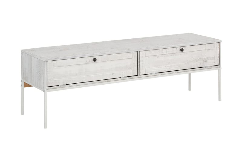 Munira TV-benk 140 cm - Beige/Hvit - Møbler - Mediamøbel & tv møbel - TV-benk & mediabenk