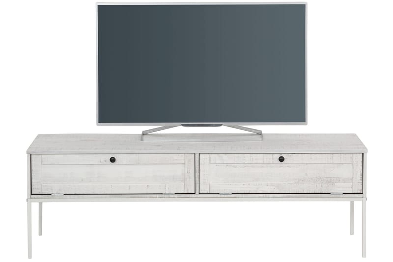 Munira TV-benk 140 cm - Beige/Hvit - Møbler - Mediamøbel & tv møbel - TV-benk & mediabenk