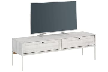Munira TV-benk 140 cm - Beige/Hvit - Møbler - Mediamøbel & tv møbel - TV-benk & mediabenk