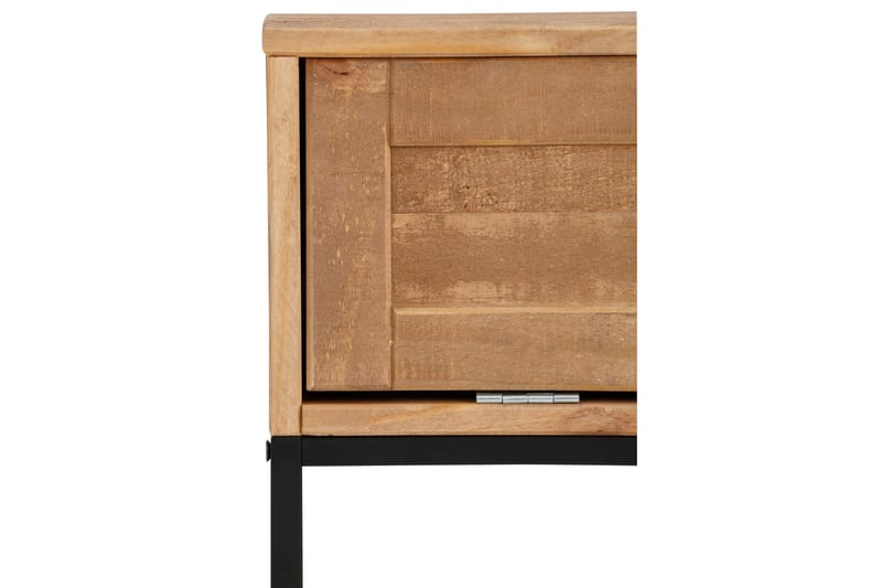 Munira TV-benk 140 cm - Natur/Svart - Møbler - Mediamøbel & tv møbel - TV-benk & mediabenk