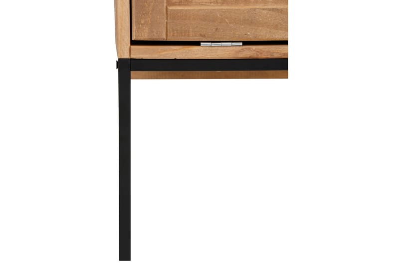 Munira TV-benk 140 cm - Natur/Svart - Møbler - Mediamøbel & tv møbel - TV-benk & mediabenk