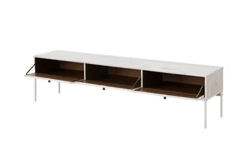 Munira TV-benk 175 cm - Beige/Hvit - Møbler - Mediamøbel & tv møbel - TV-benk & mediabenk
