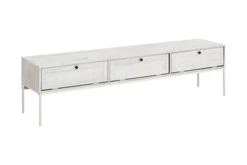 Munira TV-benk 175 cm - Beige/Hvit - Møbler - Mediamøbel & tv møbel - TV-benk & mediabenk