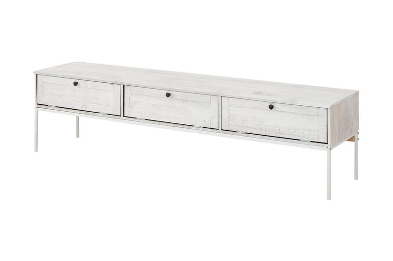 Munira TV-benk 175 cm - Beige/Hvit - Møbler - Mediamøbel & tv møbel - TV-benk & mediabenk