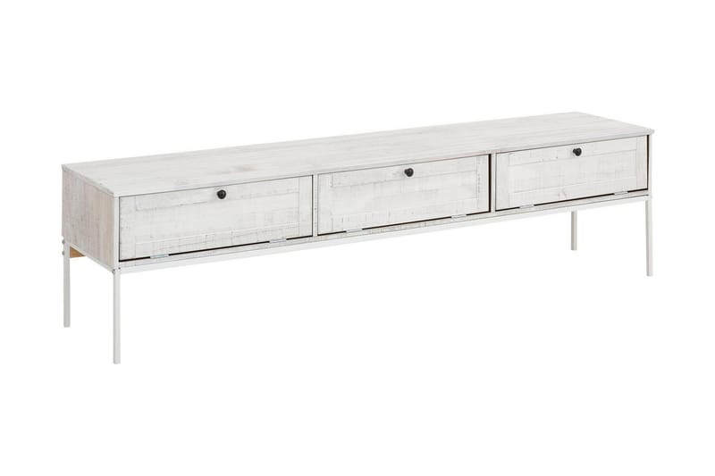 Munira TV-benk 175 cm - Beige/Hvit - Møbler - Mediamøbel & tv møbel - TV-benk & mediabenk