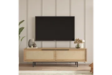 Munish TV-benk 160 cm - Eik/Valnøtt - Møbler - Mediamøbel & tv møbel - TV-benk & mediabenk