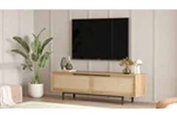 Munish TV-benk 160 cm - Eik/Valnøtt - Møbler - Mediamøbel & tv møbel - TV-benk & mediabenk