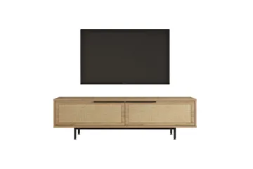 Munish TV-benk 160 cm - Eik/Valnøtt - Møbler - Mediamøbel & tv møbel - TV-benk & mediabenk