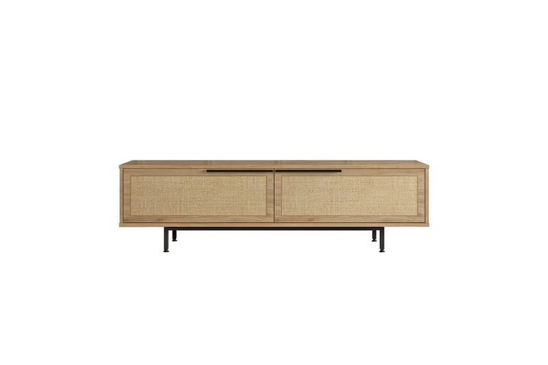 Munish TV-benk 160 cm - Eik/Valnøtt - Møbler - Mediamøbel & tv møbel - TV-benk & mediabenk