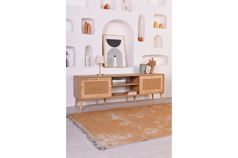 Munnia TV-benk 180 cm - Eik - Møbler - Mediamøbel & tv møbel - TV-benk & mediabenk