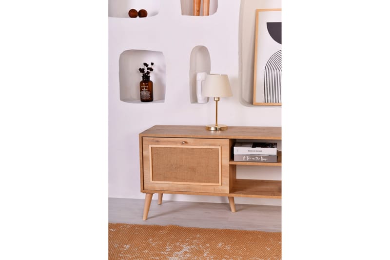 Munnia TV-benk 180 cm - Eik - Møbler - Mediamøbel & tv møbel - TV-benk & mediabenk