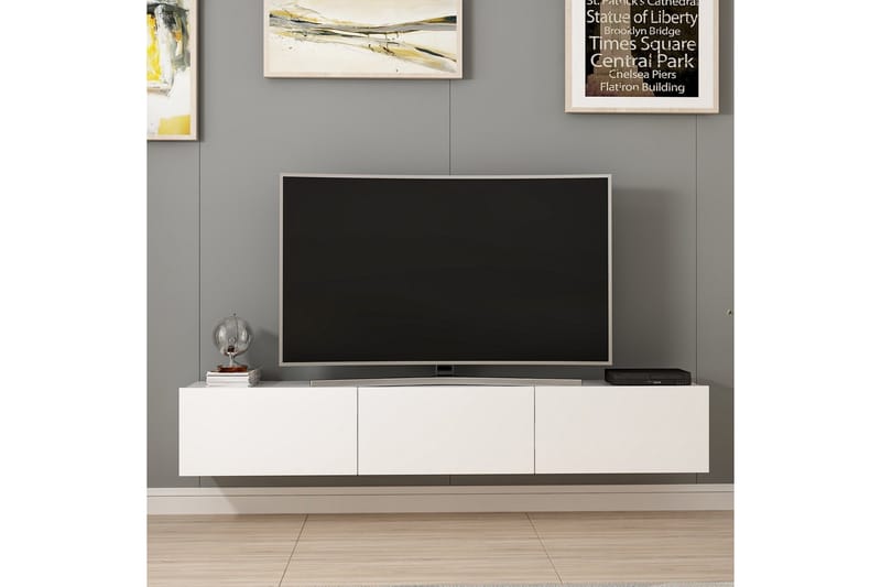 Nako TV-benk 180 cm - Hvit - Møbler - Mediamøbel & tv møbel - TV-benk & mediabenk