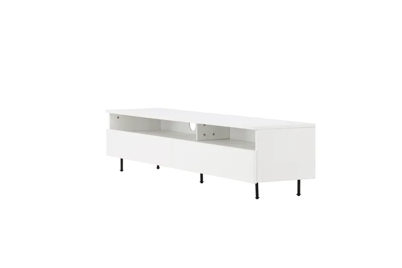 Navarra Tv-benk 180x40 cm - Hvit - Møbler - Mediamøbel & tv møbel - TV-benk & mediabenk